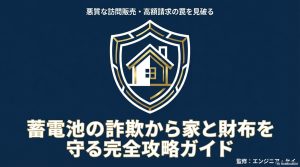 蓄電池の詐欺被害を防ぐための完全攻略ガイドのメインビジュアル