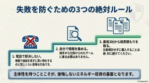 電話で即決せず相見積もりを取るなど蓄電池選びで失敗しないための3カ条