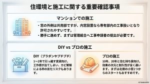 マンションの内窓設置のルールとDIY対プロの施工のメリット・デメリット比較