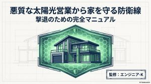 太陽光発電の営業を「うざい」と感じる主な悩みと訪問販売の現状をまとめた図解スライド